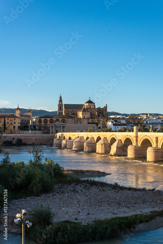 Roman bridge in Cordoba, Andalusia, southern Spain.