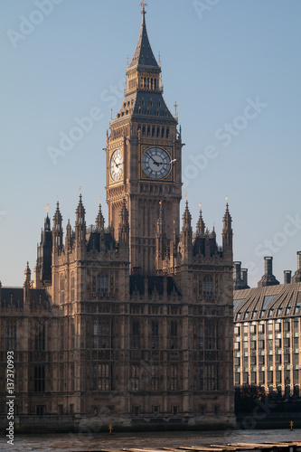 View of Big Ben on a Sunny Day