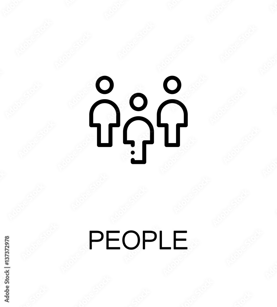 People flat icon People flat icon