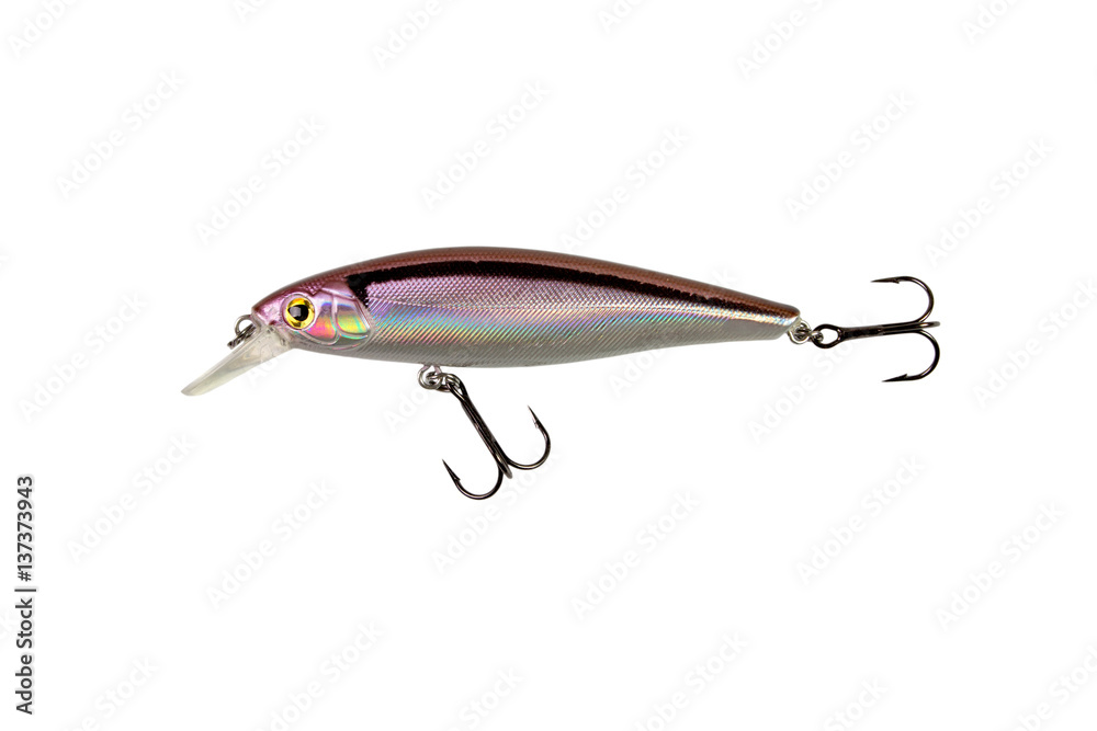 Fishing lures, isolated on white background. multi-colored lure. Fishing lures, isolated on white background. multi-colored lure.