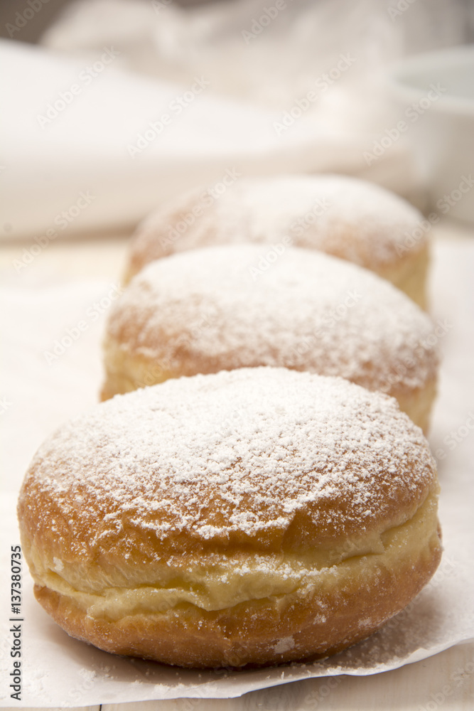 Donuts with delicious filling