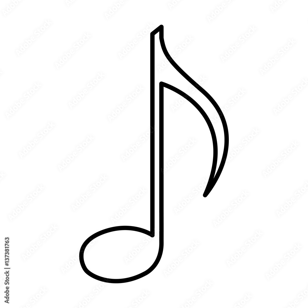 music note isolated icon vector illustration design music note isolated icon vector illustration design