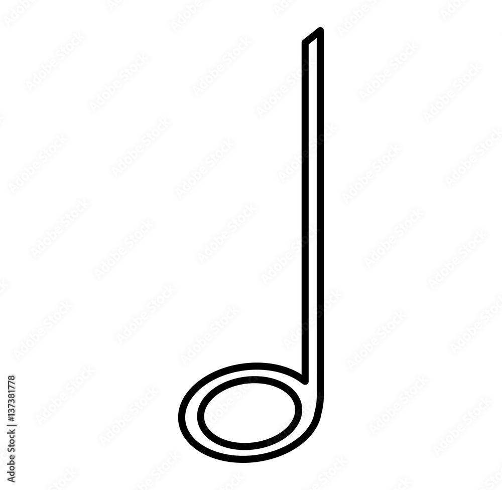 music note isolated icon vector illustration design music note isolated icon vector illustration design