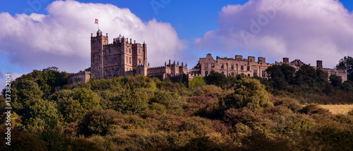 Panorama of Bolsover Castle in UK