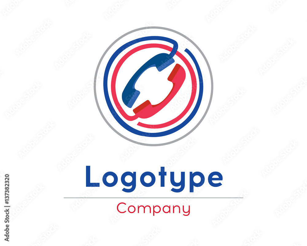 phone shop Logo design vector template