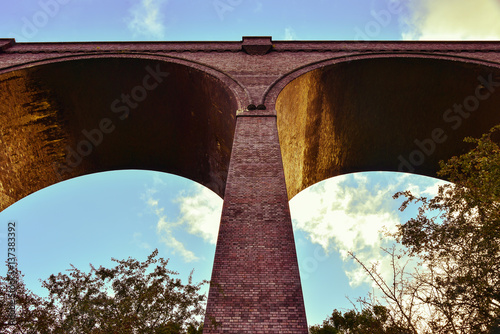 Viaduct on river Don near Conisbrough photo