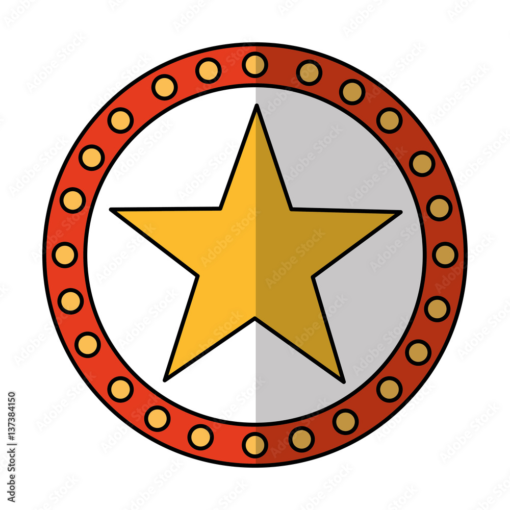 cinema lights label icon vector illustration design cinema lights label icon vector illustration design