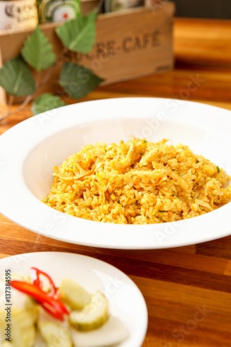 curry bokkeumbap. curry Fried Rice