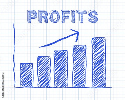 Profits Up Graph Paper