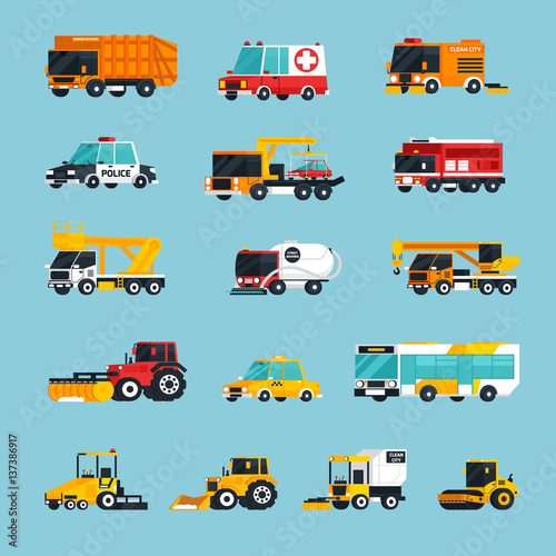 Special And Emergency Transport Infographics