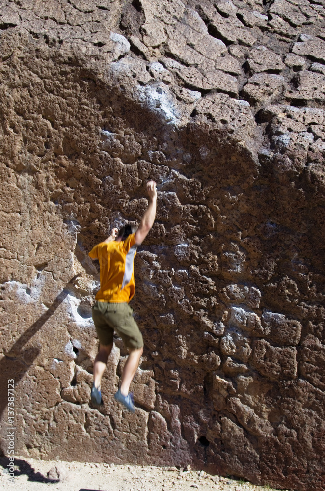 falling rock climber falling rock climber