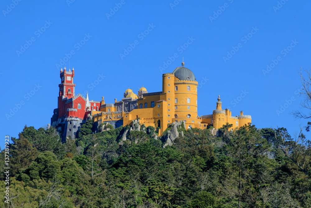 Vista do Palácio da Pena - Sintra, Lisboa, Portugal