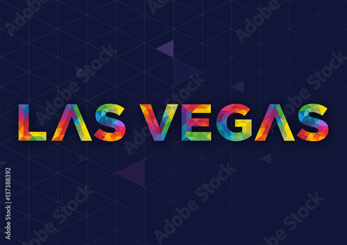 Photography Geometric Las Vegas City Vector Design