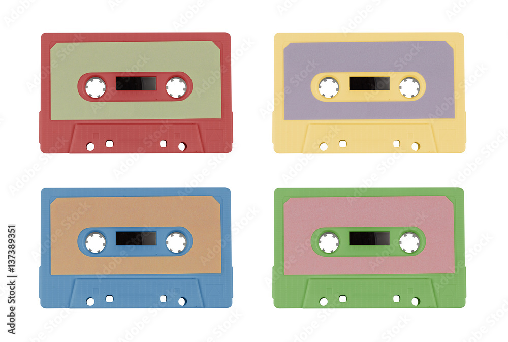 Set of colored tapes
