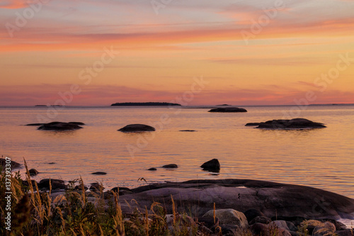 Fototapeta Naklejka Na Ścianę i Meble -  Georgian Bay Brilliant Sunset