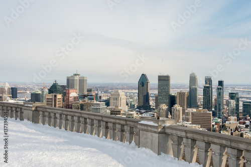 Montreal Skyline in winter (2017) © mbruxelle