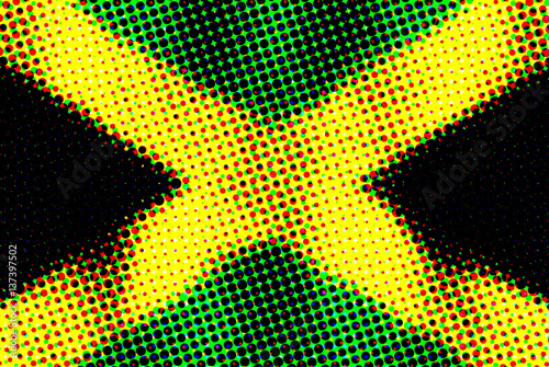 Halftone pattern flag 