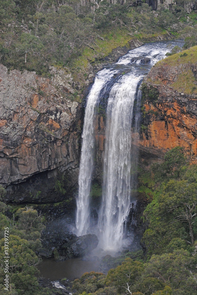 Lower Ebor Falls in Australia is where the Guy Fawkes River takes a big plunge.