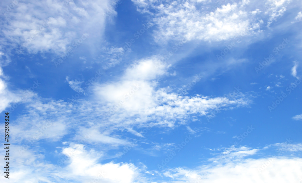 Blue sky white clouds Abstract nature Blue sky white clouds Abstract nature