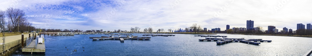 Empty Harbor Panorama