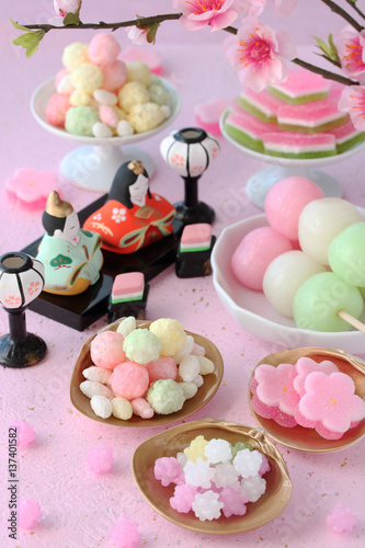 ひな祭り　お菓子 © nana77777