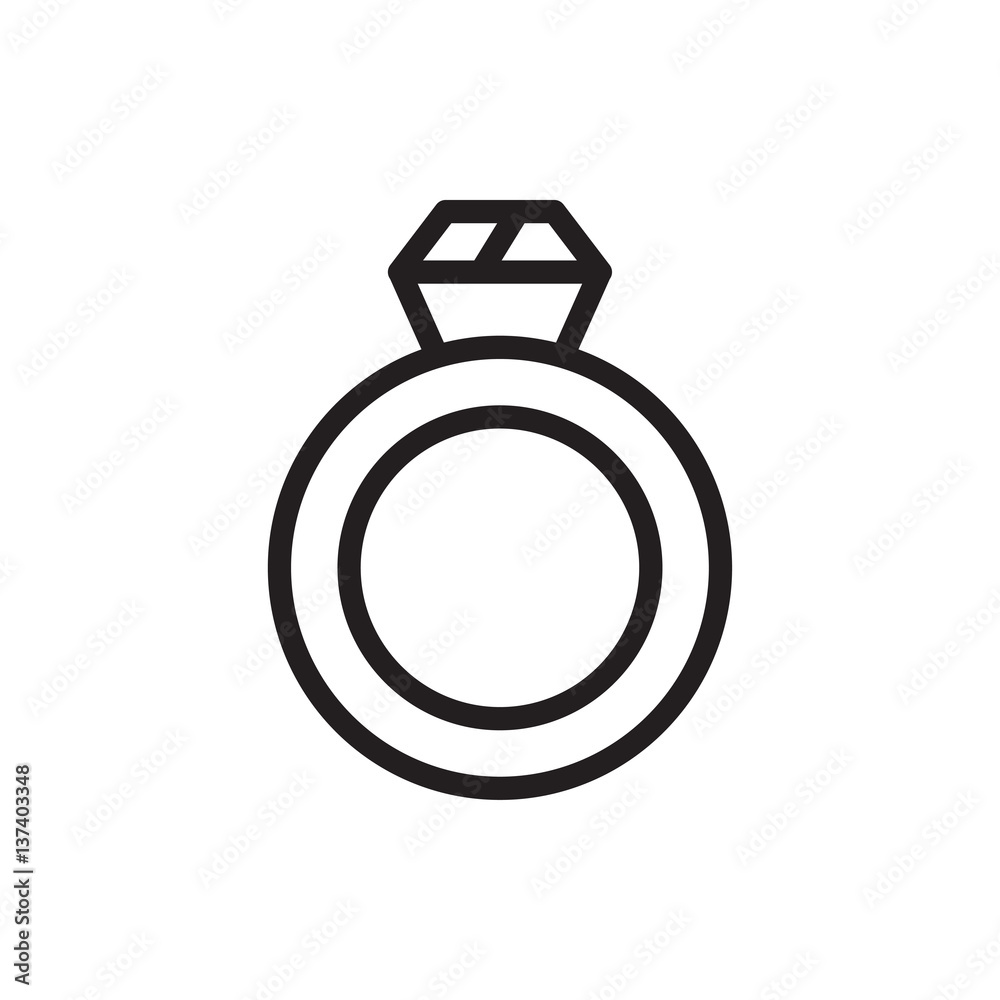 ring icon. ring icon.