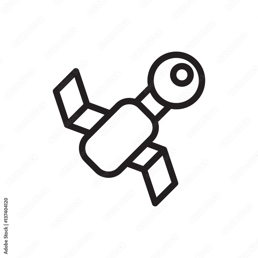satellite icon illustration satellite icon illustration