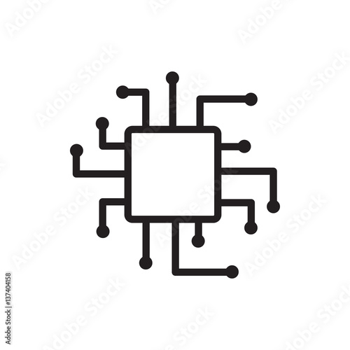 CPU icon illustration