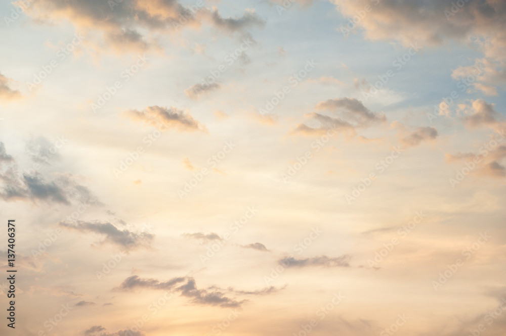 Obraz premium Sky sunset
