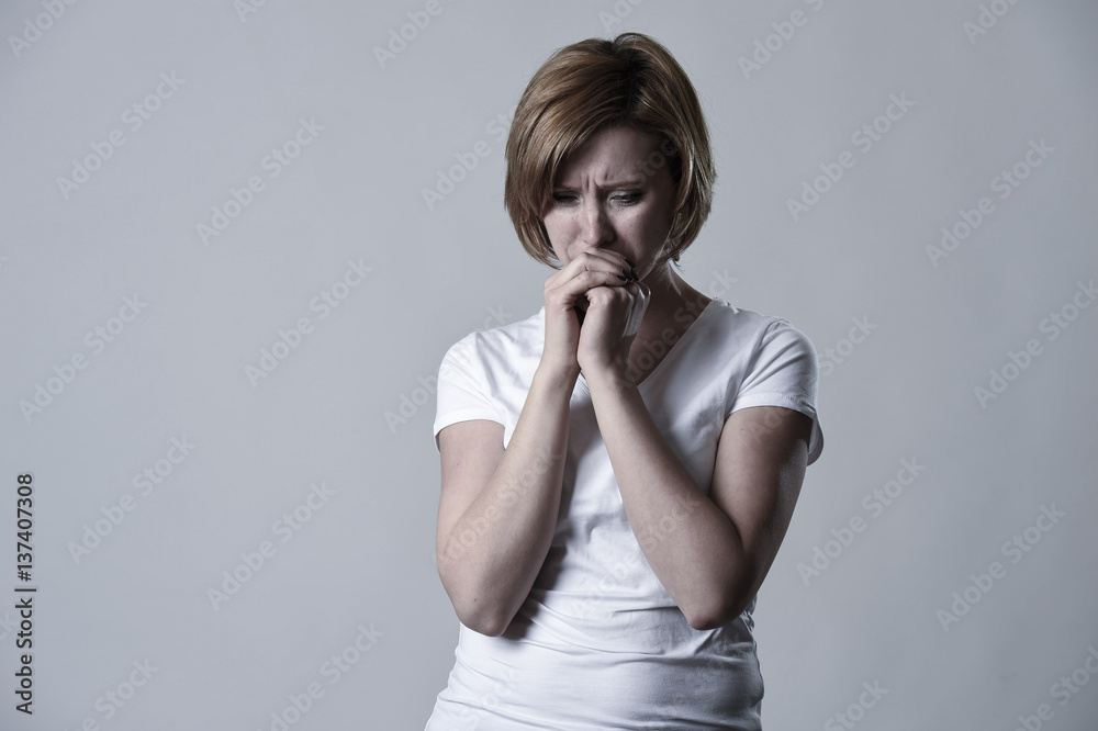 devastated depressed woman crying sad feeling hurt suffering depression in sadness emotion devastated depressed woman crying sad feeling hurt suffering depression in sadness emotion