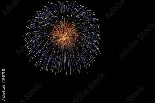 12 inch fireworks shells at Hirosaki fireworks in Japan