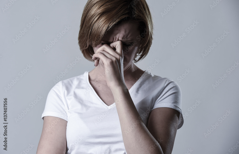 devastated depressed woman crying sad feeling hurt suffering depression in sadness emotion devastated depressed woman crying sad feeling hurt suffering depression in sadness emotion