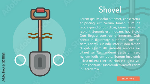 Shovel Conceptual Banner