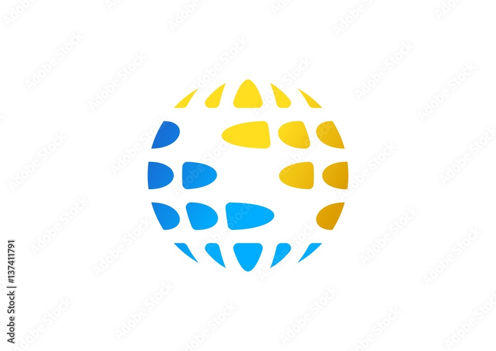 circle globe global logo, abstract globe symbol, global icon business concept vector design template circle globe global logo, abstract globe symbol, global icon business concept vector design template