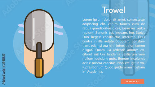 Trowel Conceptual Banner