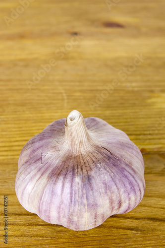 Several heads of garlic