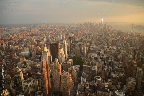 vistas de Nueva York del edificio empire state, Manhattan, EEUU photo