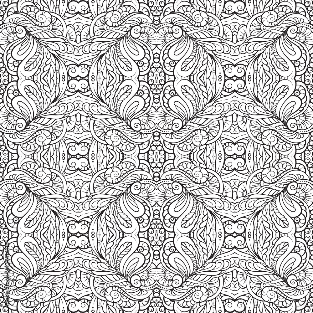 Fantasy decorative ornamental seamless pattern Fantasy decorative ornamental seamless pattern
