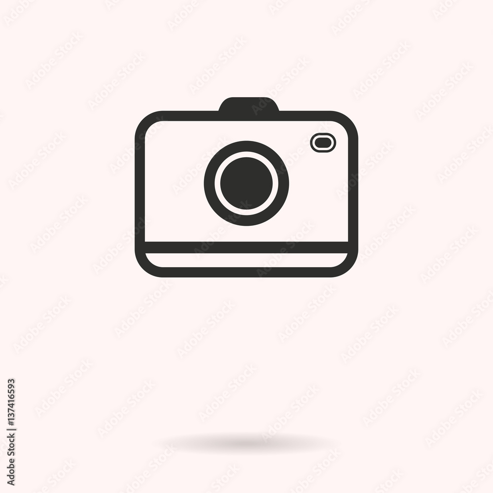 Photo - vector icon. Photo - vector icon.