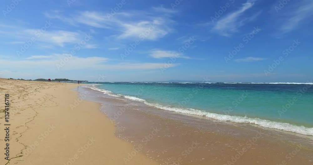 Beautiful, deserted beach.   