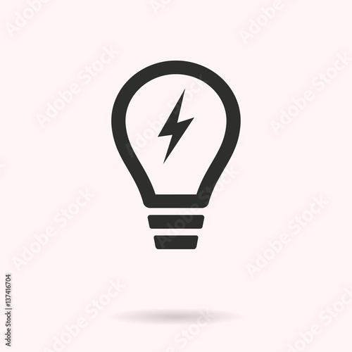 Lamp - vector icon.