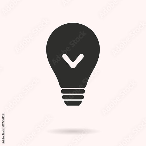 Lamp - vector icon.