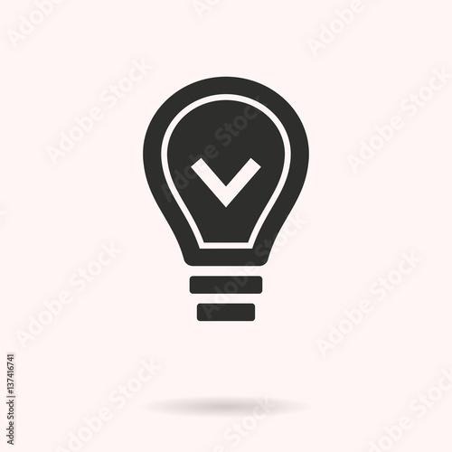 Lamp - vector icon.
