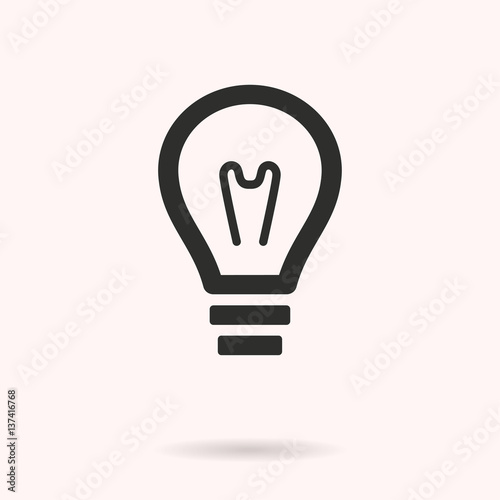 Lamp - vector icon.