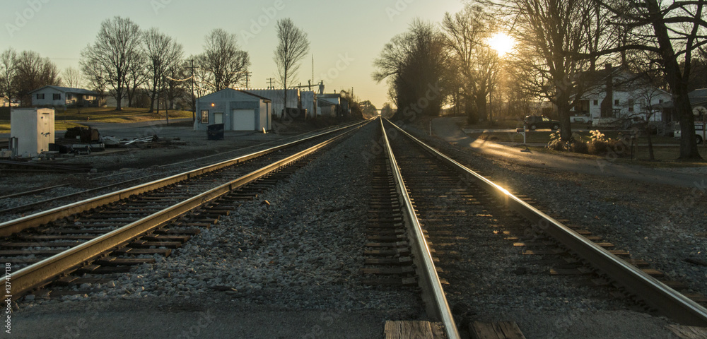 Fototapeta premium Cave City Railroad