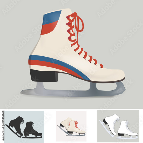 Retro ice skates