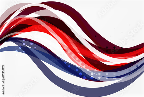 Colorful wave abstract background