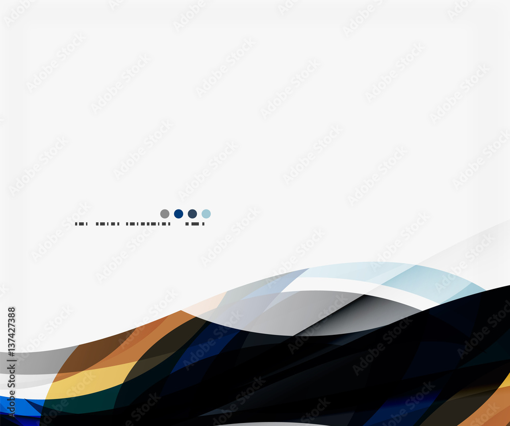 Business wave corporate background