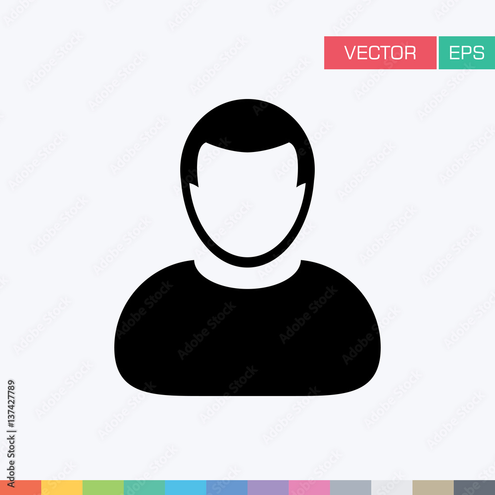 Man User Profile Avatar Vector Icon illustration Man User Profile Avatar Vector Icon illustration