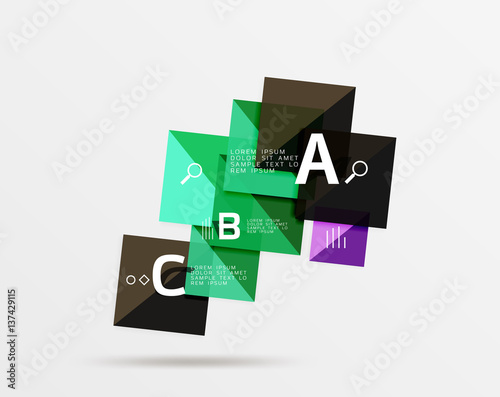 Free Download Vector square banner - GFXLoad
